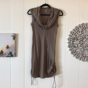 Mushroom silk dress or tunic
